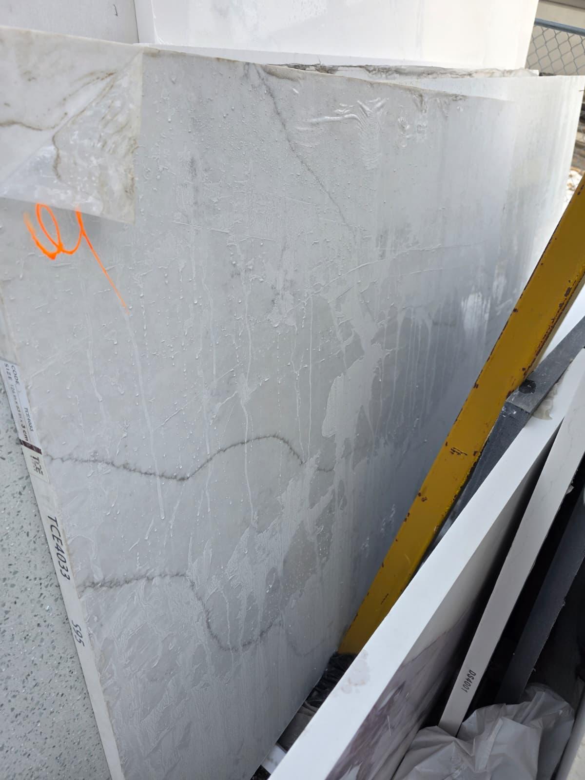 Stone slabs at Calgary yard