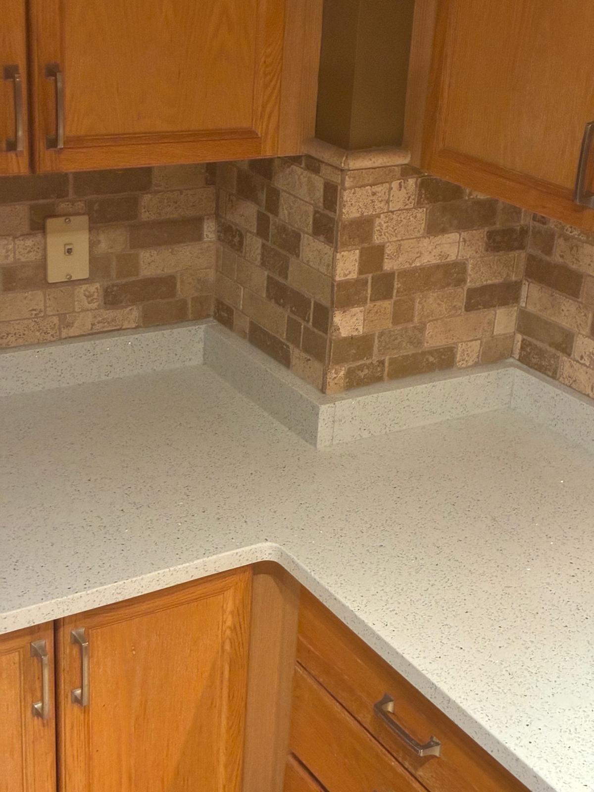 Stone countertop project, Calgary