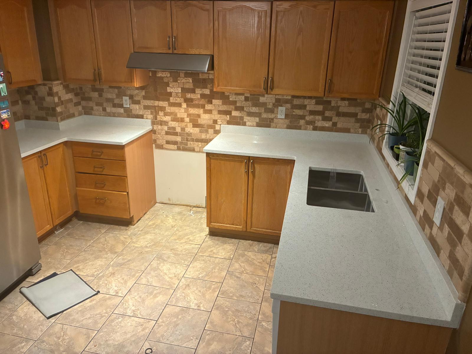Kitchen countertops installed, Calgary