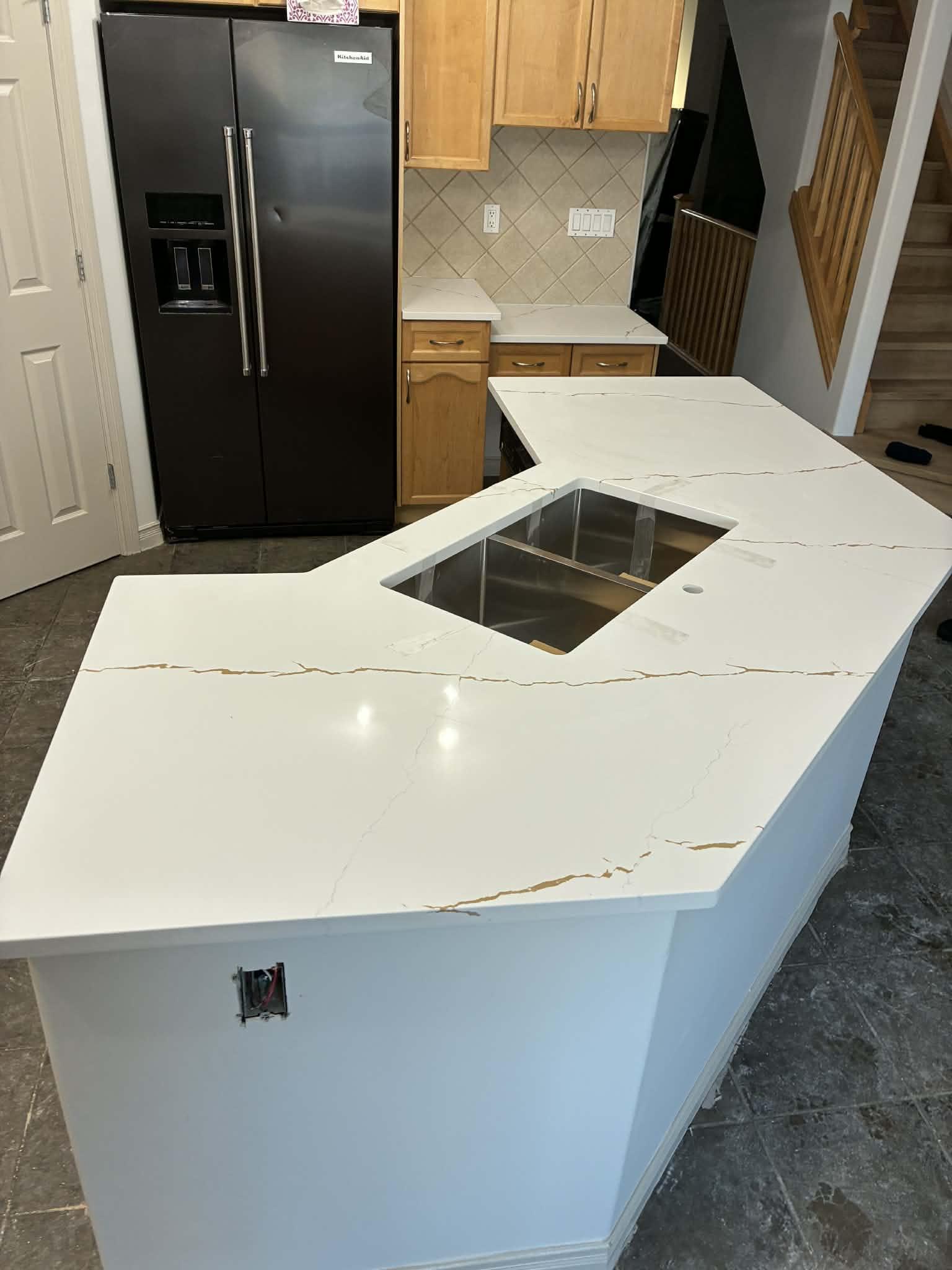 Kitchen countertop renovation, Calgary