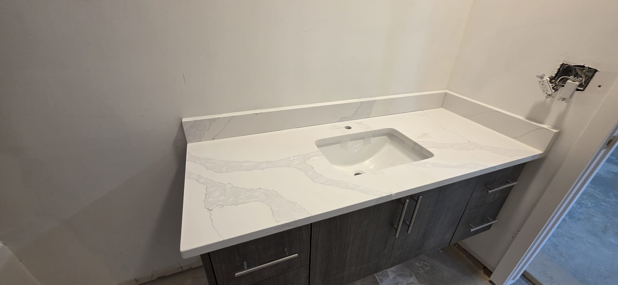 Stone countertop project, Calgary