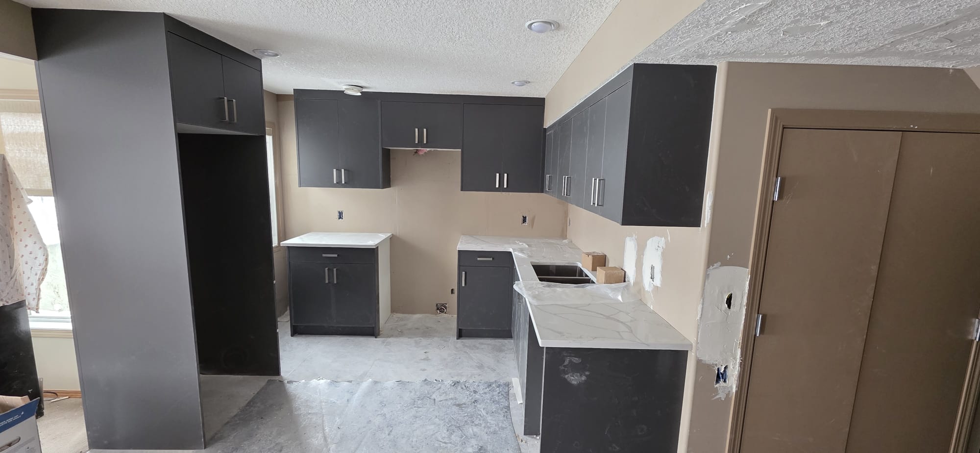Quartz countertop project, Calgary