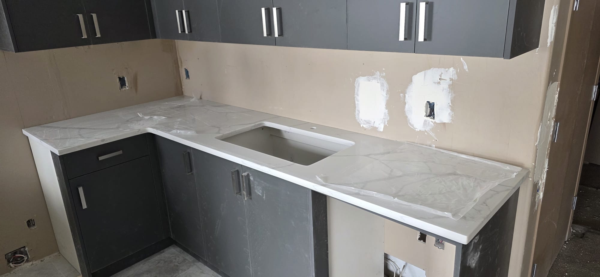 Stone countertop project, Calgary
