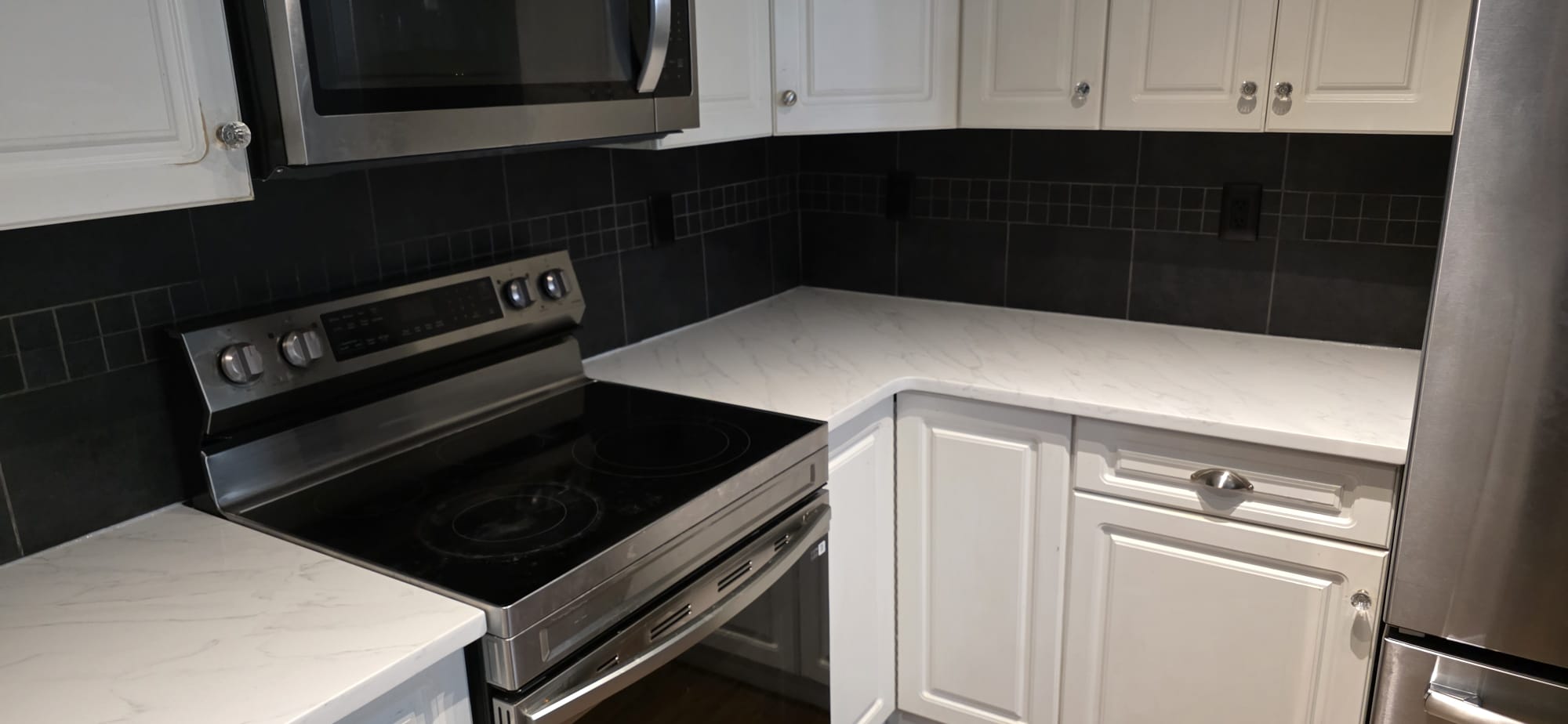 Quartz countertop project, Calgary