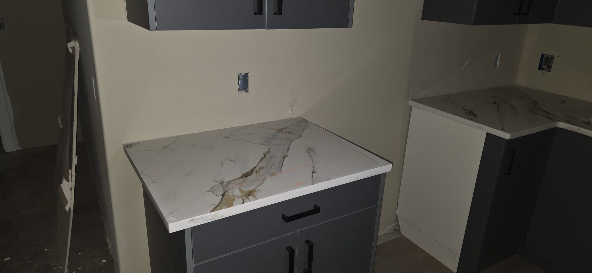 Stone countertop renovation, Calgary