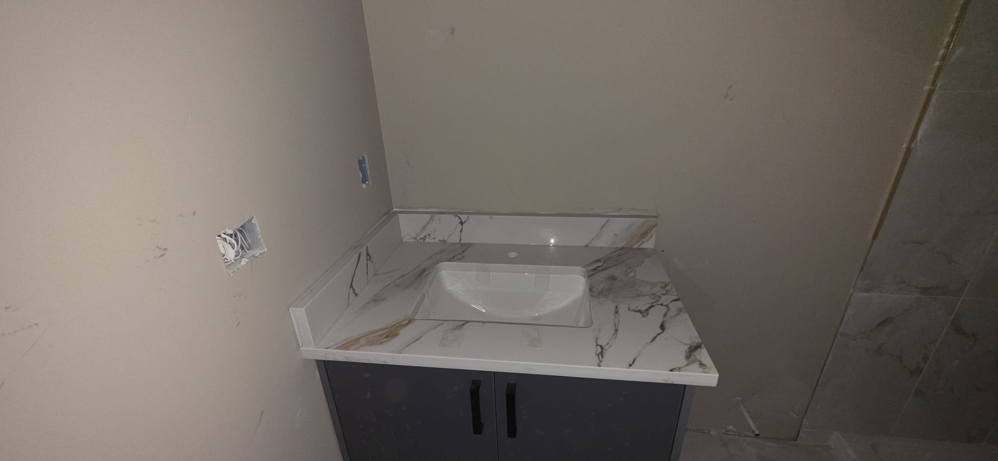 Stone countertop project, Calgary