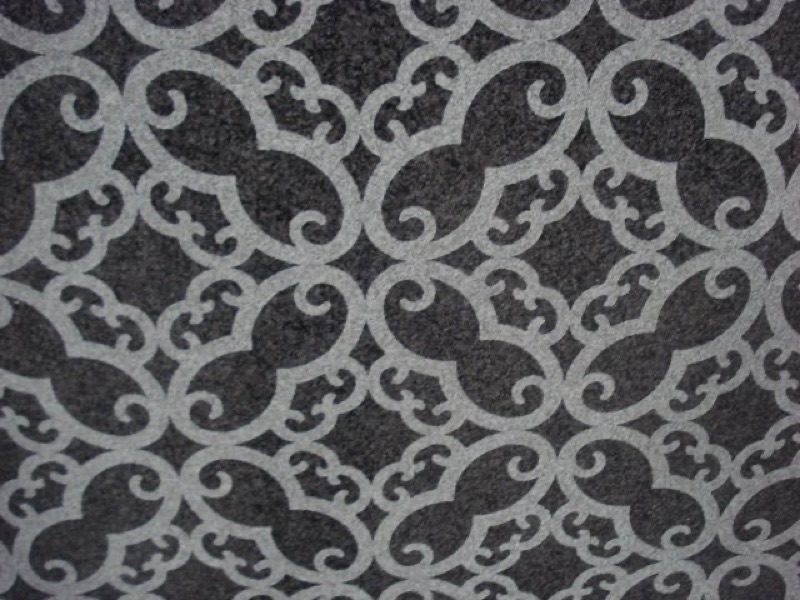 Impala Black Granite Arabica Design granite slab