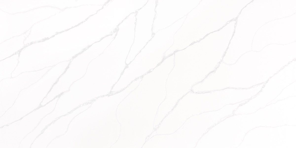 White Grey Veined Quartz 3323 quartz slab