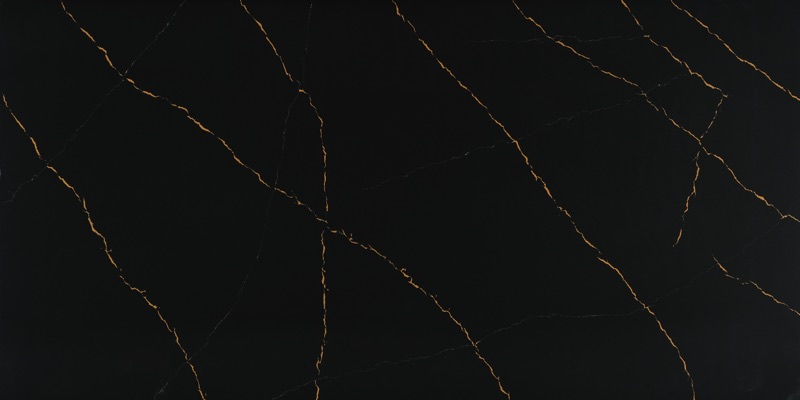 Nero Dorato Quartz quartz slab