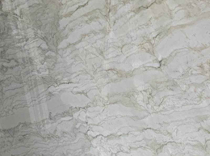 Silky White Quartzite quartzite slab